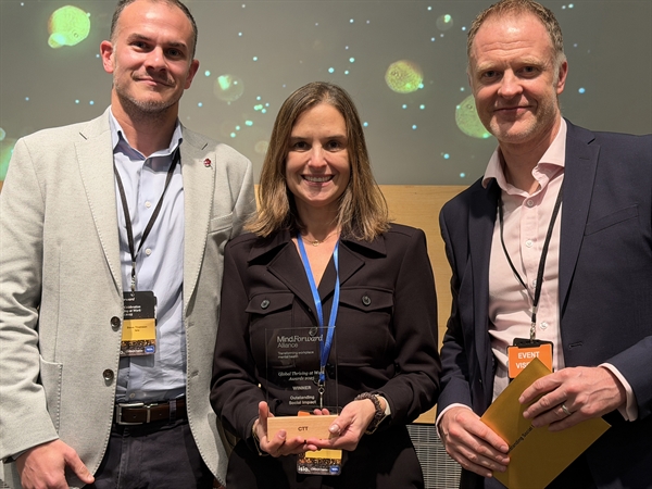 Winner of the Thriving At Work Award for Outstanding Social Impact