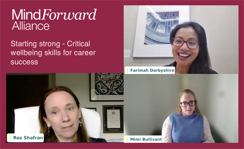 Starting strong Critical wellbeing skills for career success Starting strong Critical wellbeing skills for career success